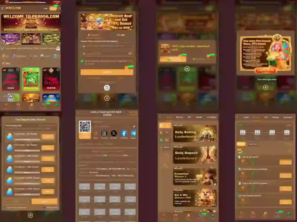 Pkr656 Game Screenshots of interface to understand users easy to use UI.